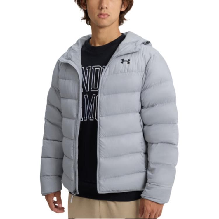 Зимняя куртка Under Armour Core Down Куртка Мужская Современная Серый - изображение 3