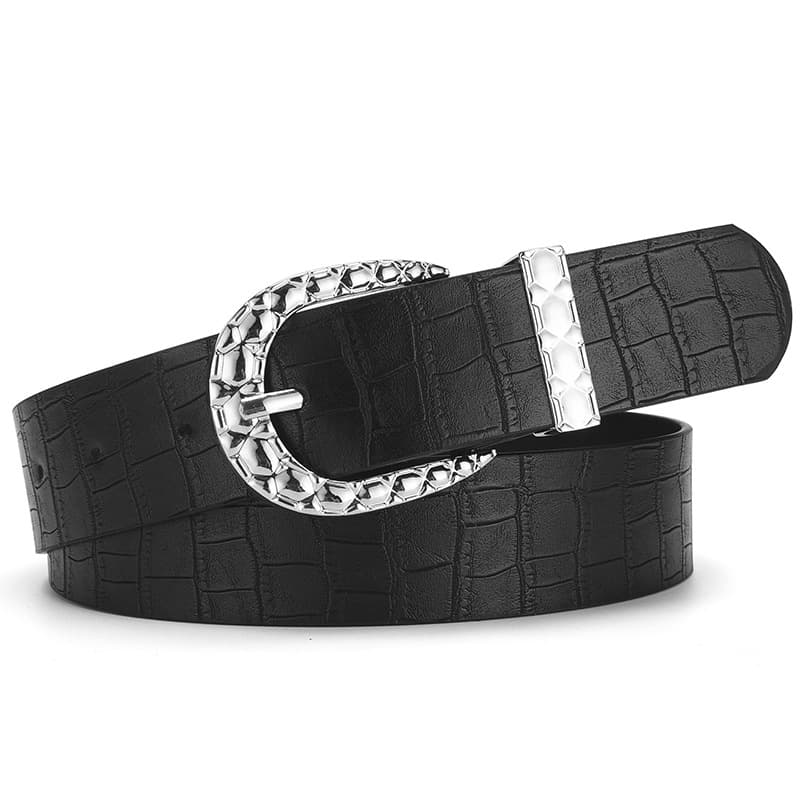 Ремень JEANSWEST ПУ (полиуретан) Искусственная кожа Ремни Унисекс 3,3 см - изображение 1