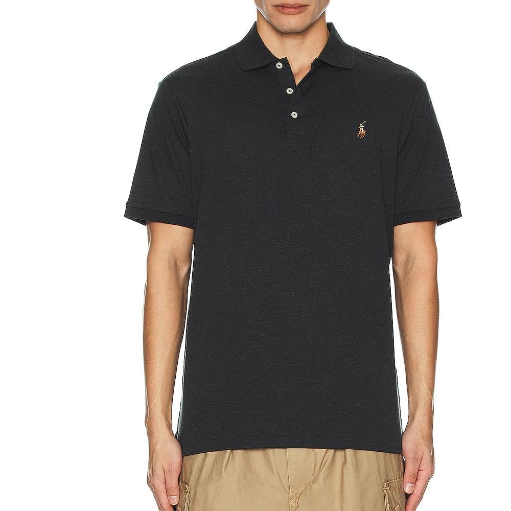 Поло Polo Ralph Lauren Polo Классическая версия Мужской Черный - изображение 4
