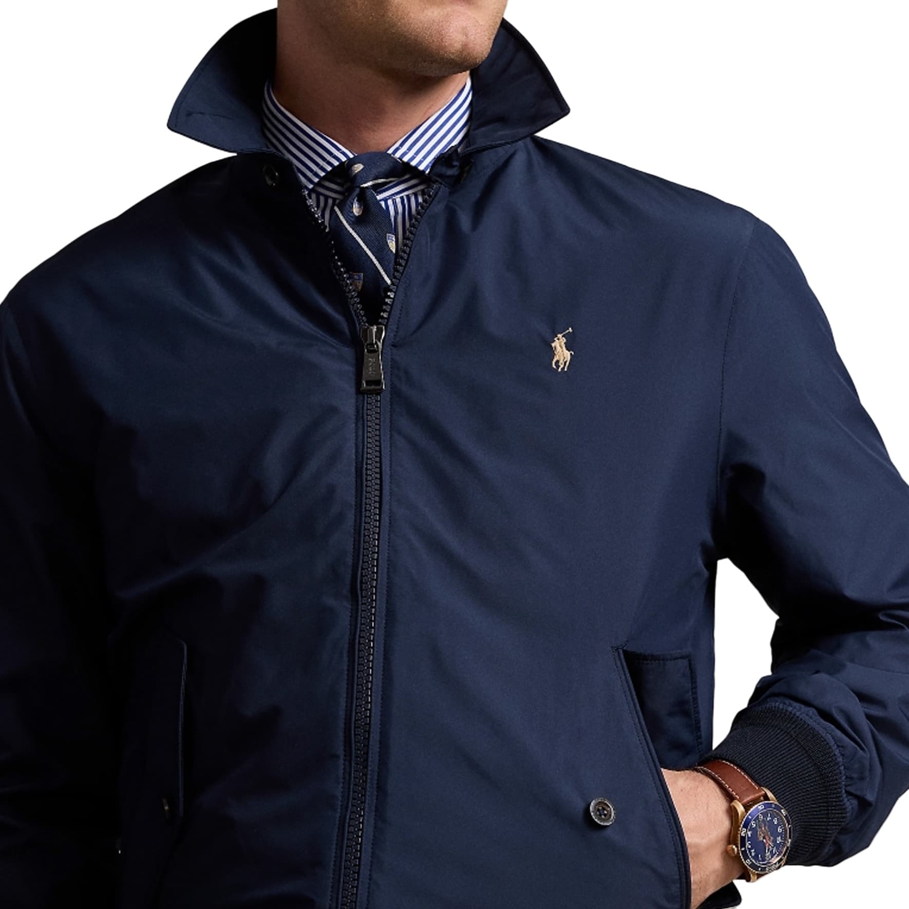 Куртка Polo Ralph Lauren FW24 Куртки и Пальто Мужские Темно-Синий - изображение 5