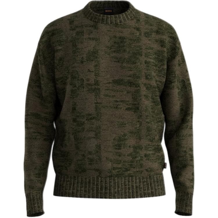 Hugo Boss Оливково-зеленый Мужской Трикотаж - изображение 1