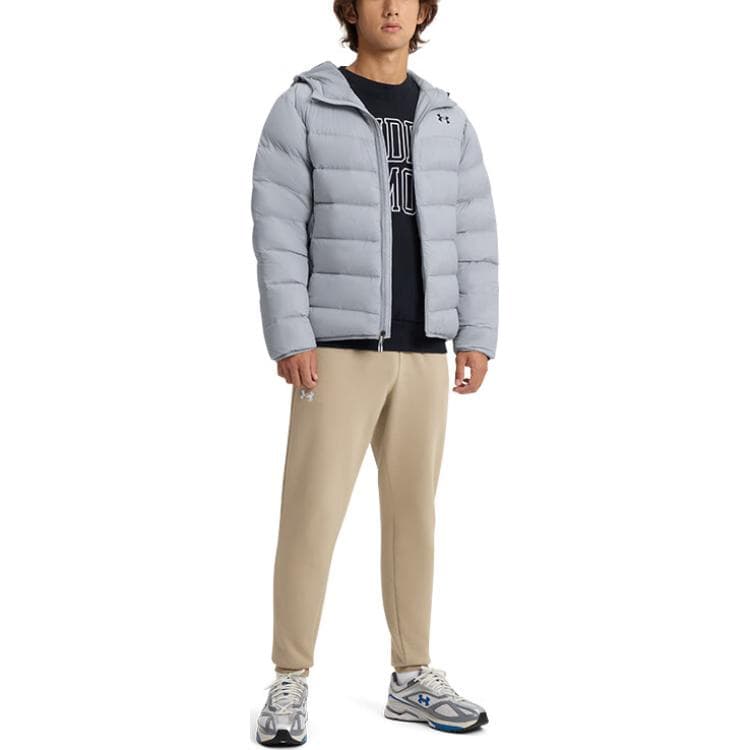 Зимняя куртка Under Armour Core Down Куртка Мужская Современная Серый - изображение 5