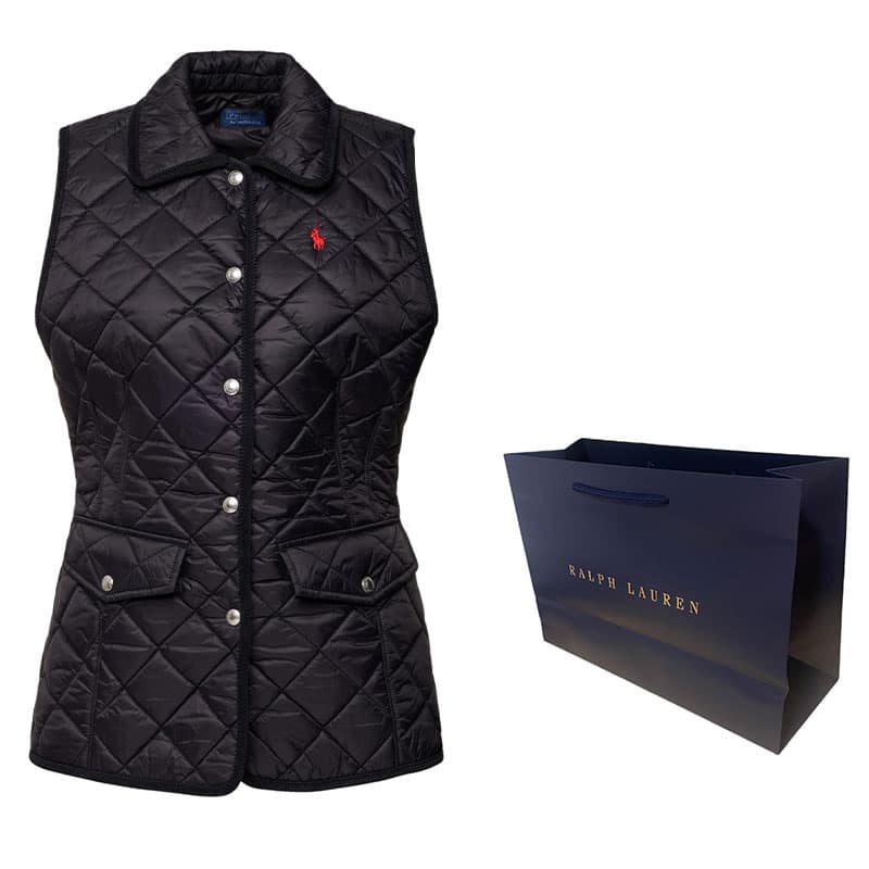 Polo Ralph Lauren FW24 Жилет Женские Черный - изображение 3
