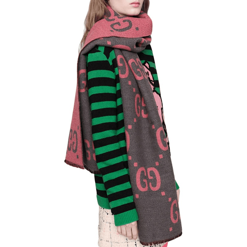 Шарф GUCCI GGlogo - изображение 4