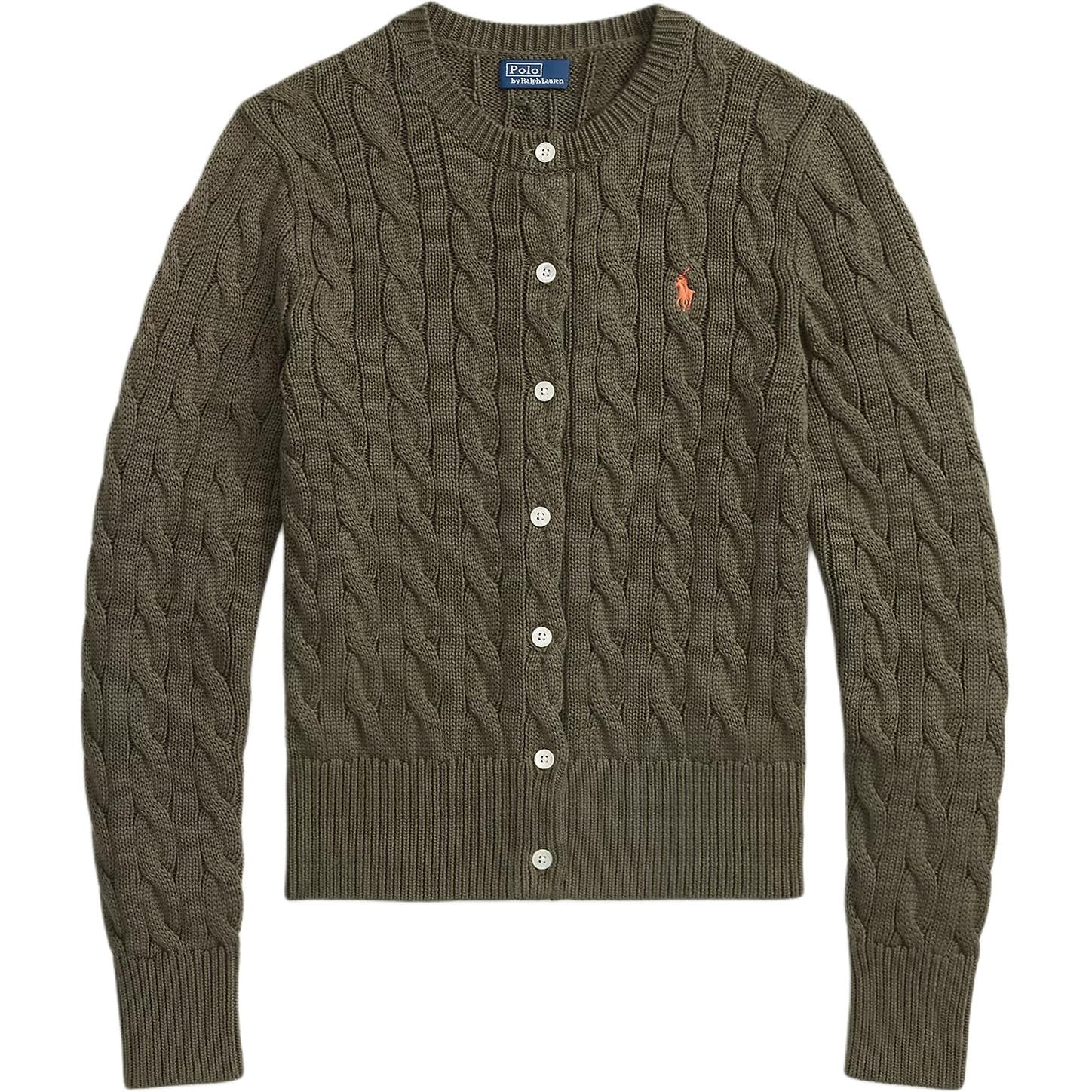 Кофта Polo Ralph Lauren Трикотаж Стандартный размер Женские Урожай Оливковый - изображение 1