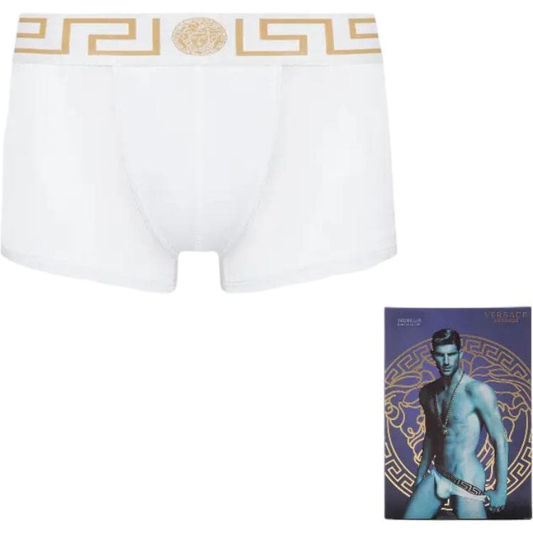Трусы Versace Medusa Logo Boxer Briefs White - изображение 6