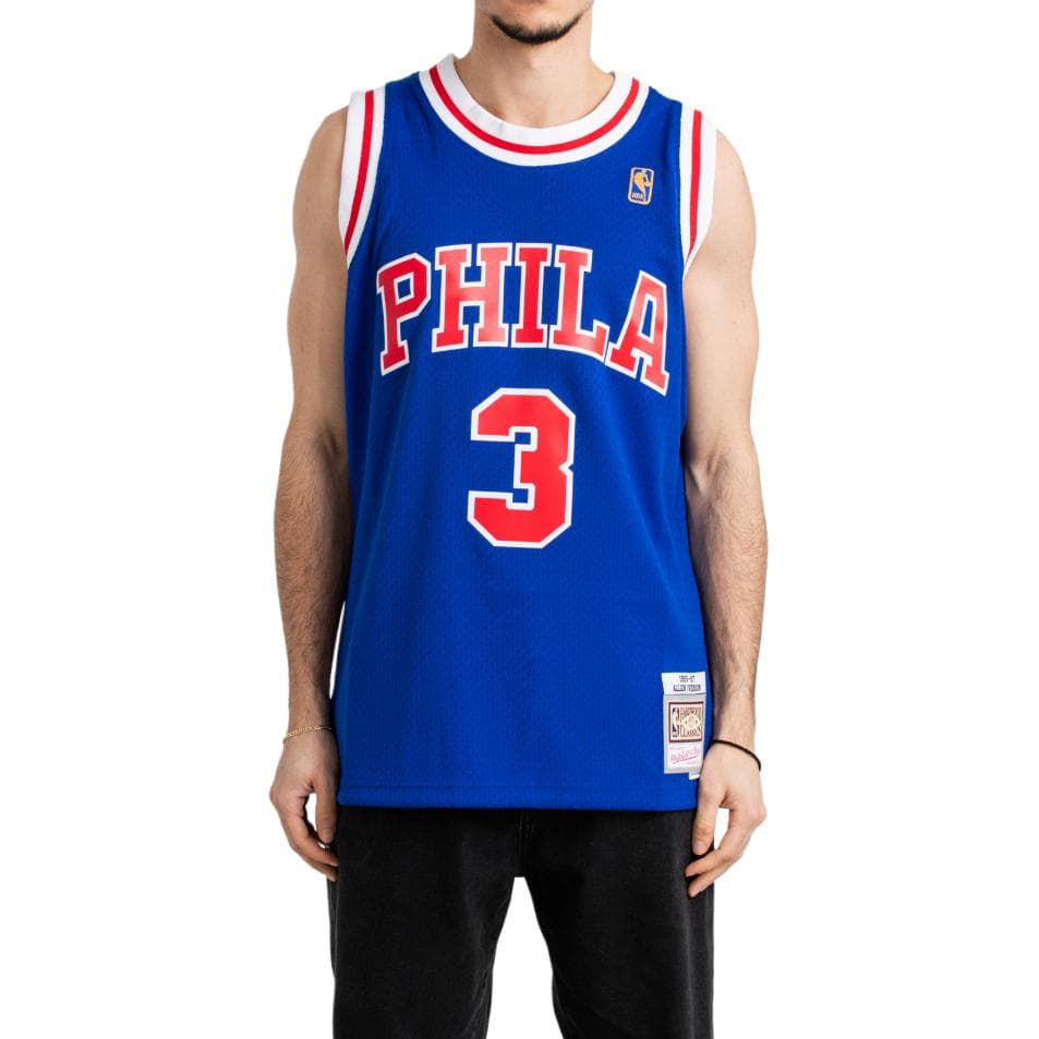 Баскетбольная майка Mitchell Ness NBA SW 96-97 76 3 - изображение 3