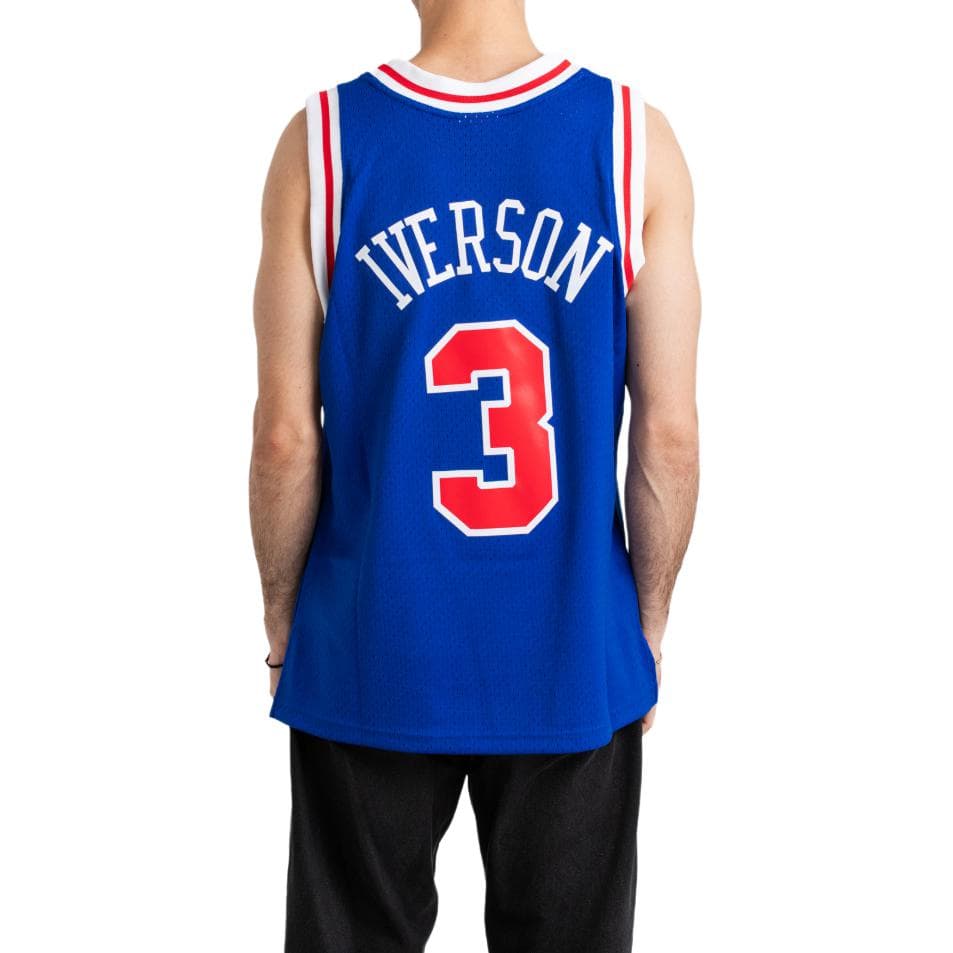 Баскетбольная майка Mitchell Ness NBA SW 96-97 76 3 - изображение 4