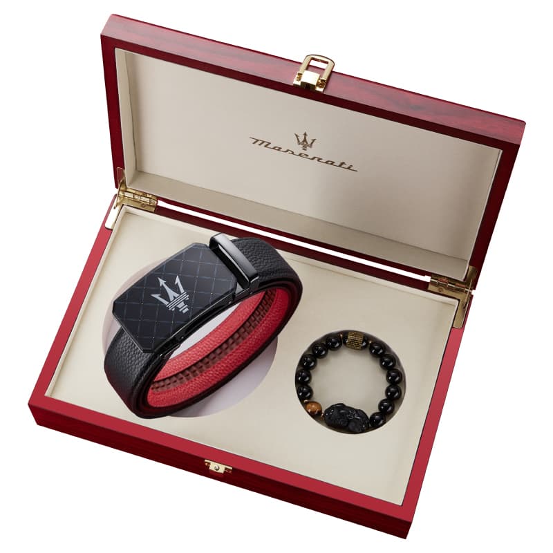 Ремень Maserati Ремни из коровьей кожи мужские 3,5 см - изображение 1
