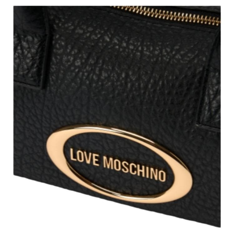 Сумка LOVE MOSCHINO Коровья кожа с искусственной кожей одно плечо сумка женская черный - изображение 5
