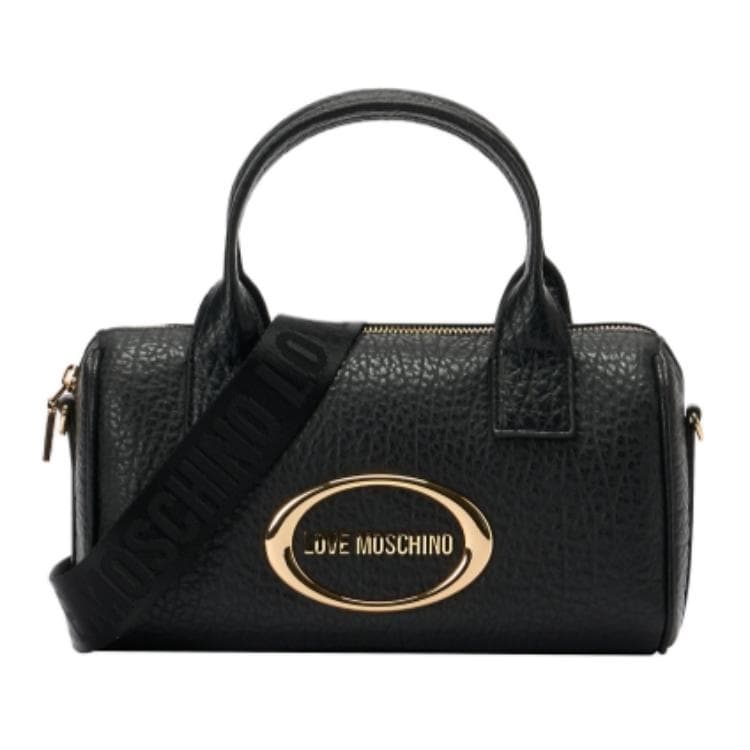 Сумка LOVE MOSCHINO Коровья кожа с искусственной кожей одно плечо сумка женская черный - изображение 1
