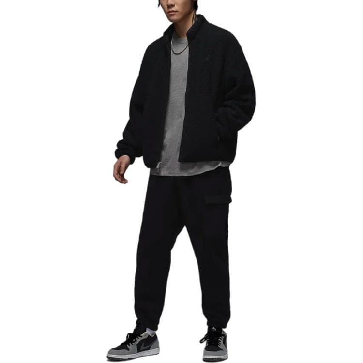 Jordan Flight Fleece Мужская одежда Черная - изображение 5