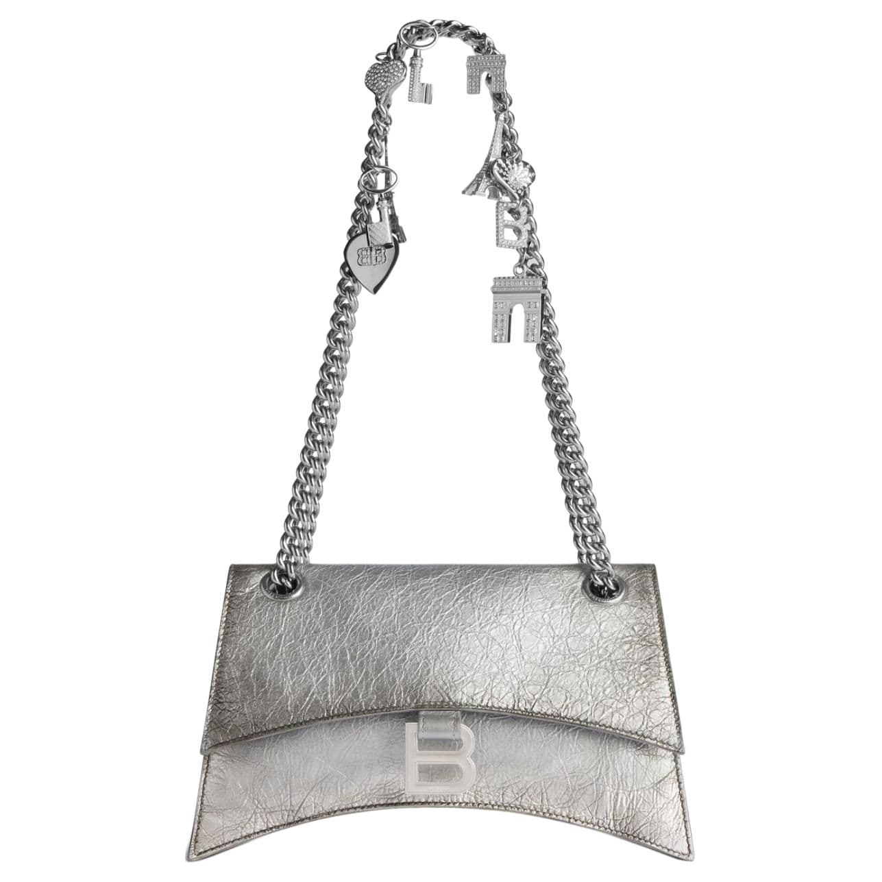 Мини-сумка Balenciaga Crush Silver - изображение 1