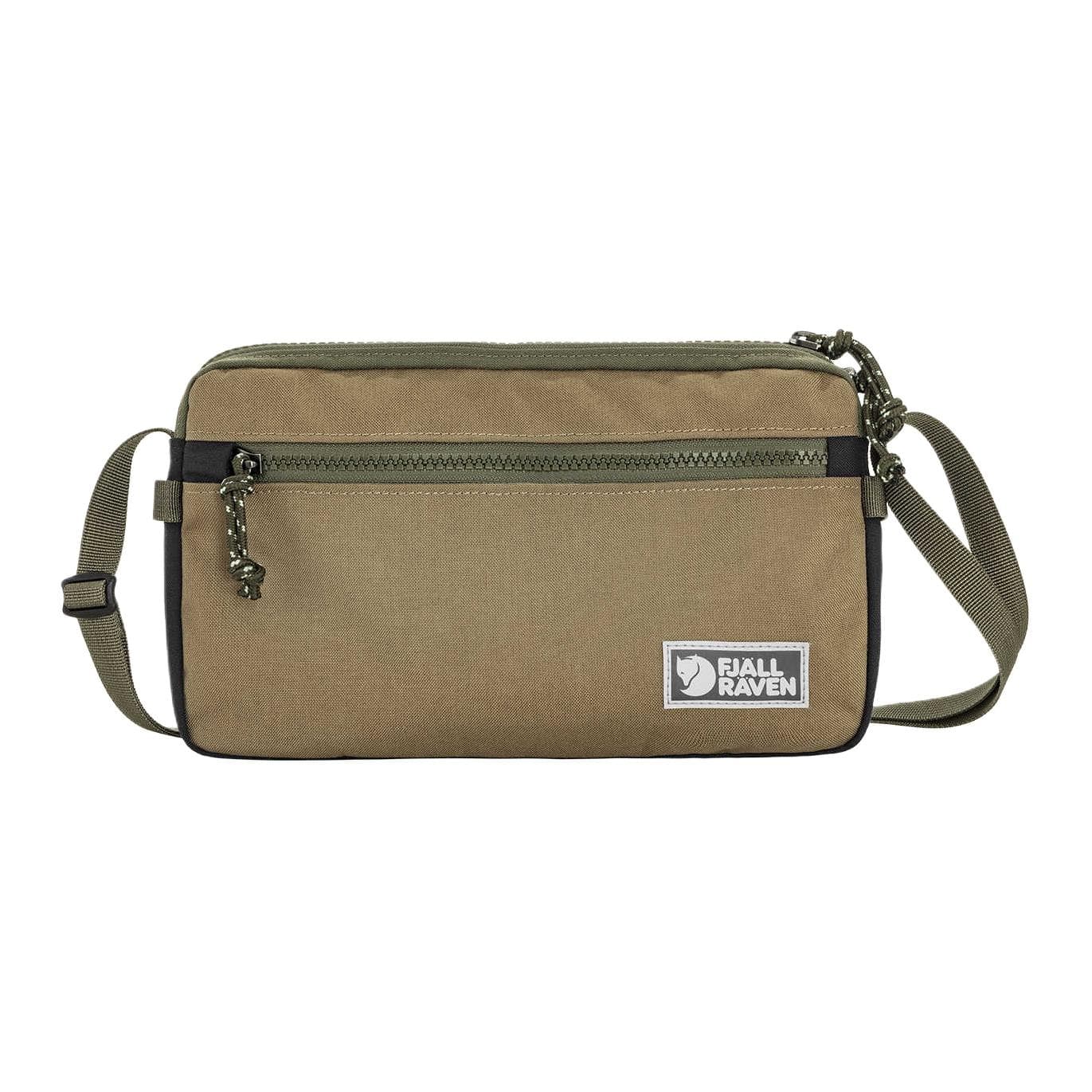 Мини-сумка Fjallraven 500D Переработанный нейлон Crossbody сумка сумка через плечо унисекс зеленый и земляной желтый - изображение 1