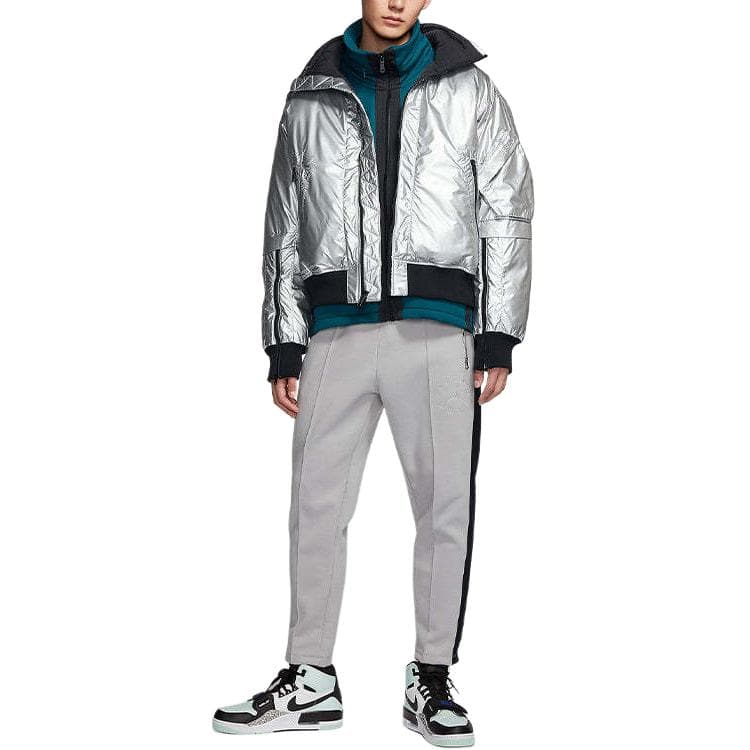 Зимняя куртка Jordan 23 Engineered MA-1 Silver - изображение 5