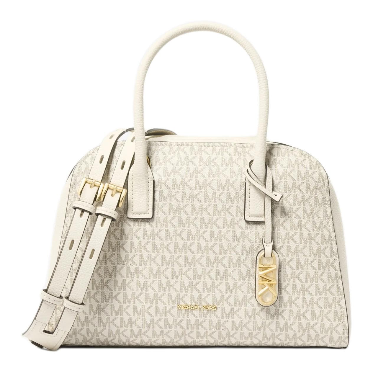 Сумка MICHAEL KORS Ashton Искусственная кожа Одно плечо Сумка Средний Женский Ванильный и Молочный Белый - изображение 1