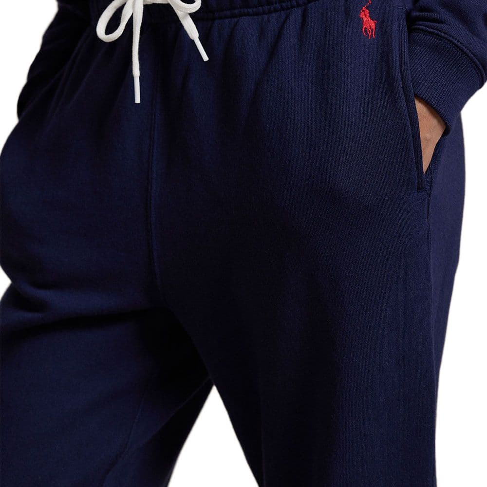 Штаны Polo Ralph Lauren Вязаные тренировочные брюки слегка свободный крой суженные к низу женские морской синий - изображение 6