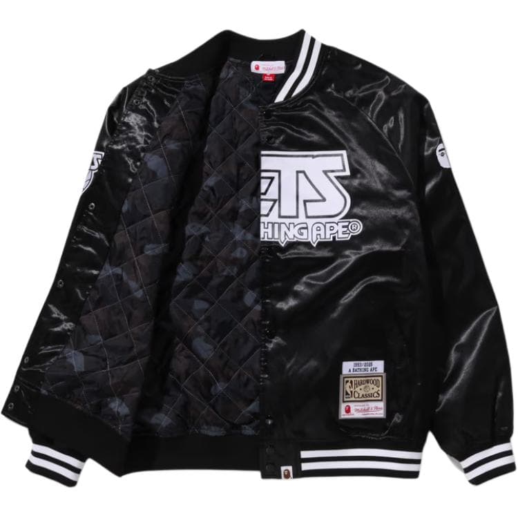 Куртка A BATHING APE X Mitchell Ness x NBA Fw25 Куртки и Пальто Мужской - изображение 3