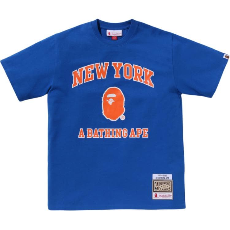 Футболка A BATHING APE Mitchell Ness NBA Мужские T-рубашки - изображение 1