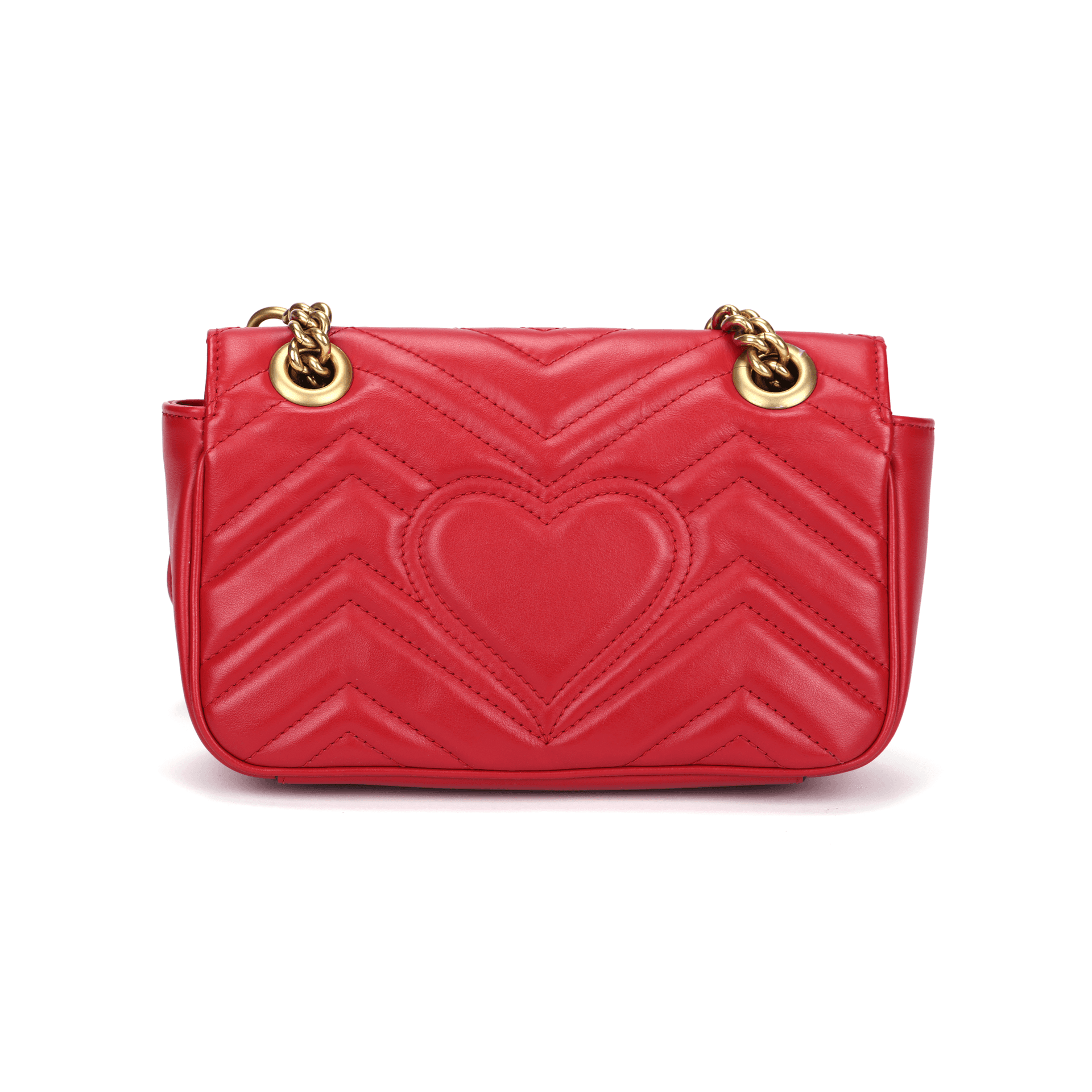 Мини-сумка Gucci GG Marmont Mini Red - изображение 3