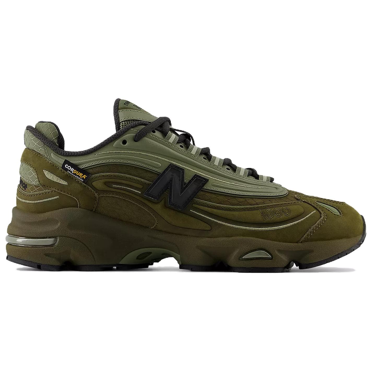 Кроссовки для бега New Balance NB 1000 Устойчивые к истиранию Низкие Повседневные Беговые Кроссовки Мужские Зеленые Коричневые - изображение 2