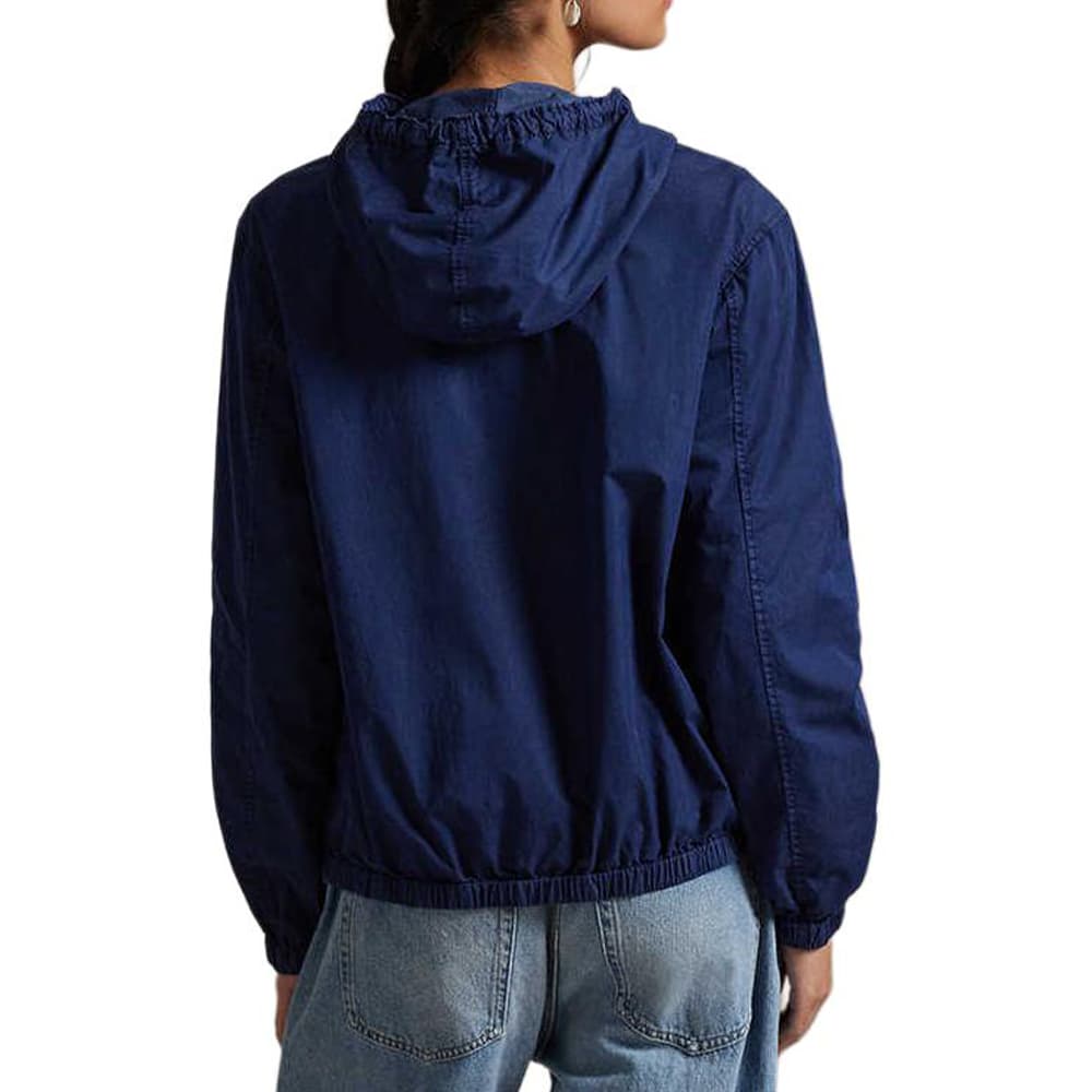 Куртка Polo Ralph Lauren SS25 Куртка Свободного кроя Женская Темно-синяя - изображение 4