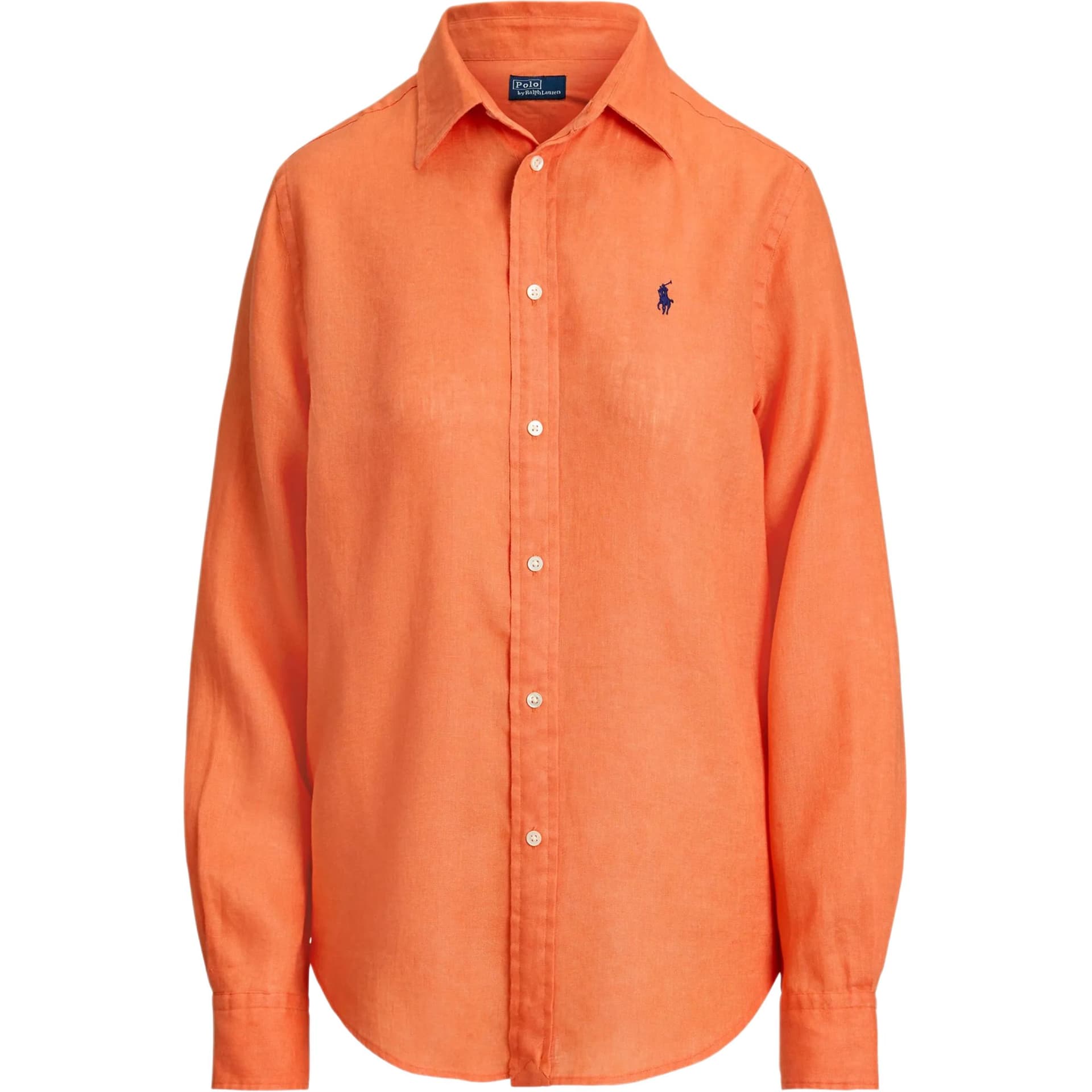 Блузка Polo Ralph Lauren FW25 Рубашка Классическая версия Женская True Оранжевая - изображение 1