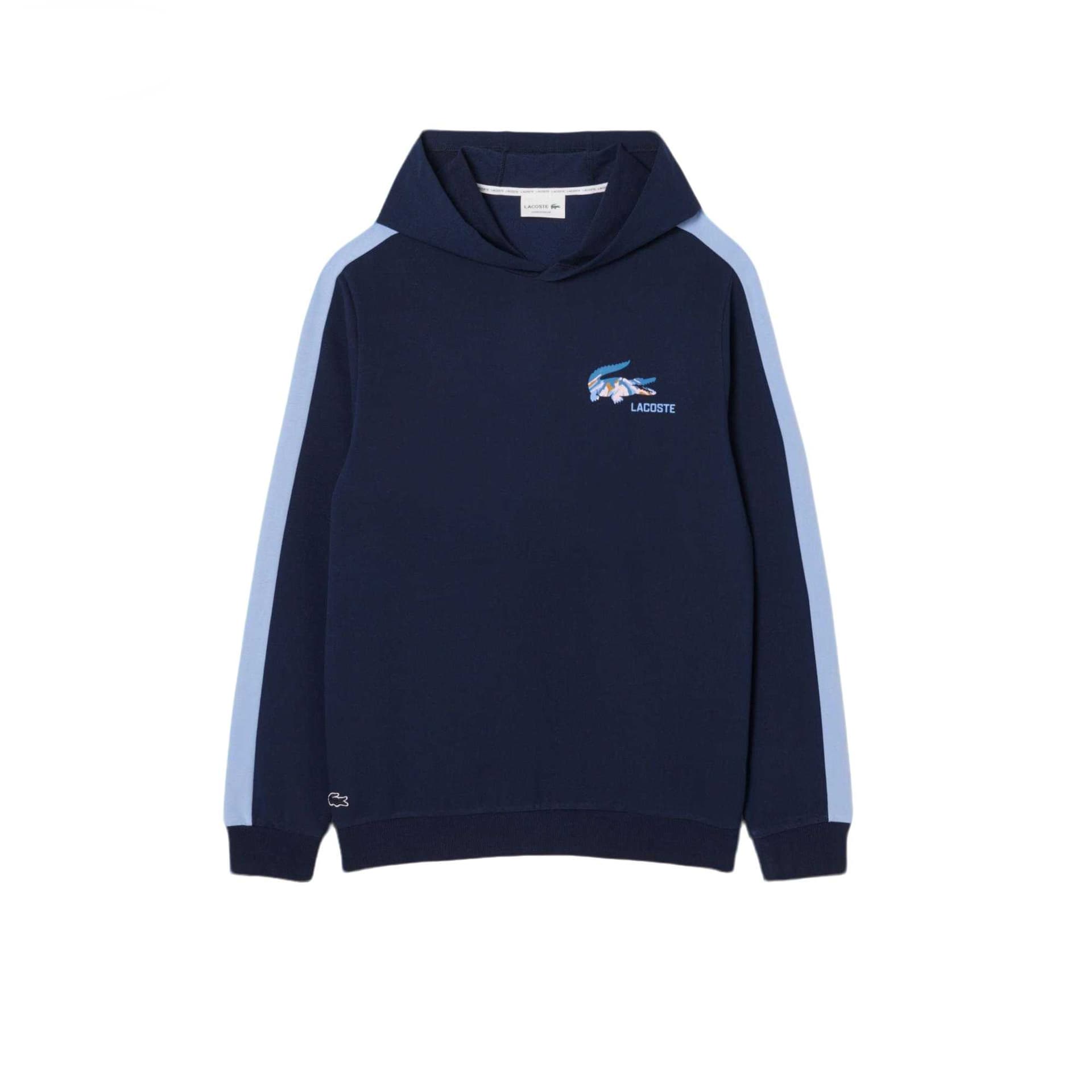 Кофта Свитшоты для мужчин LACOSTE Collaboration AIT Морской синий Фиолетовый - изображение 1