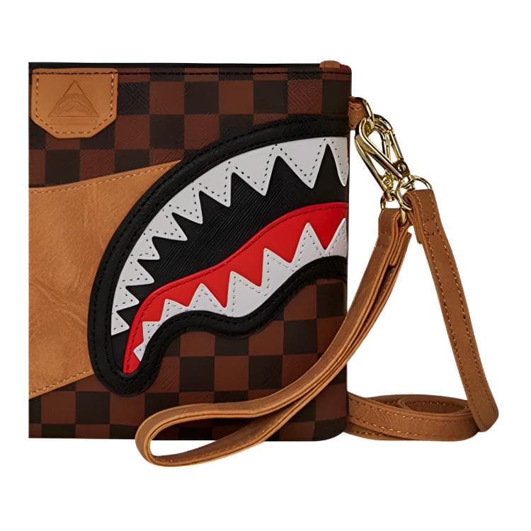 Сумка SPRAYGROUND PVC Клатч Унисекс Коричневый - изображение 5