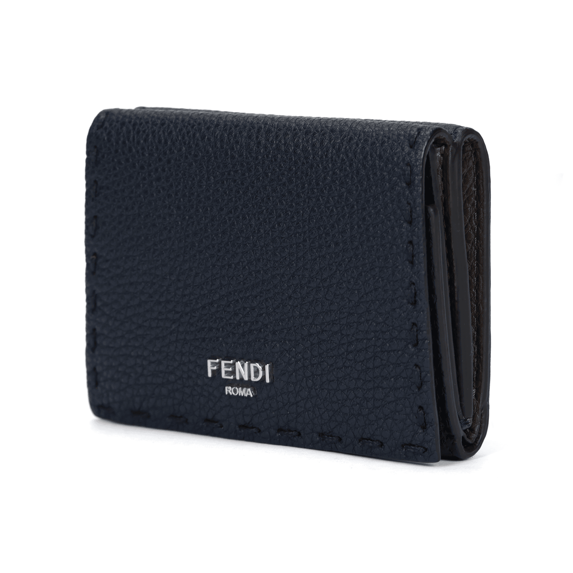 Кошелек FENDI Кожа Кошелек Женский Синий — фото 6