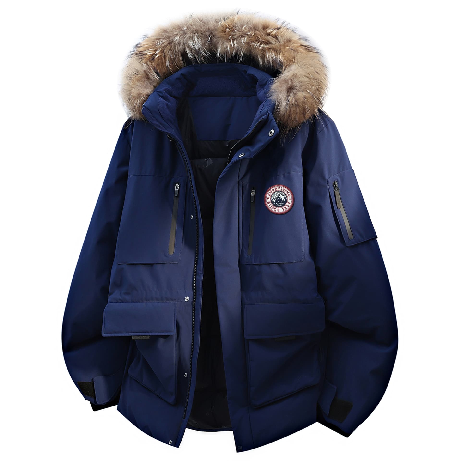 Зимняя куртка SNOW FLYING Extreme Cold Down Jacket Одежда для пары Унисекс - изображение 1