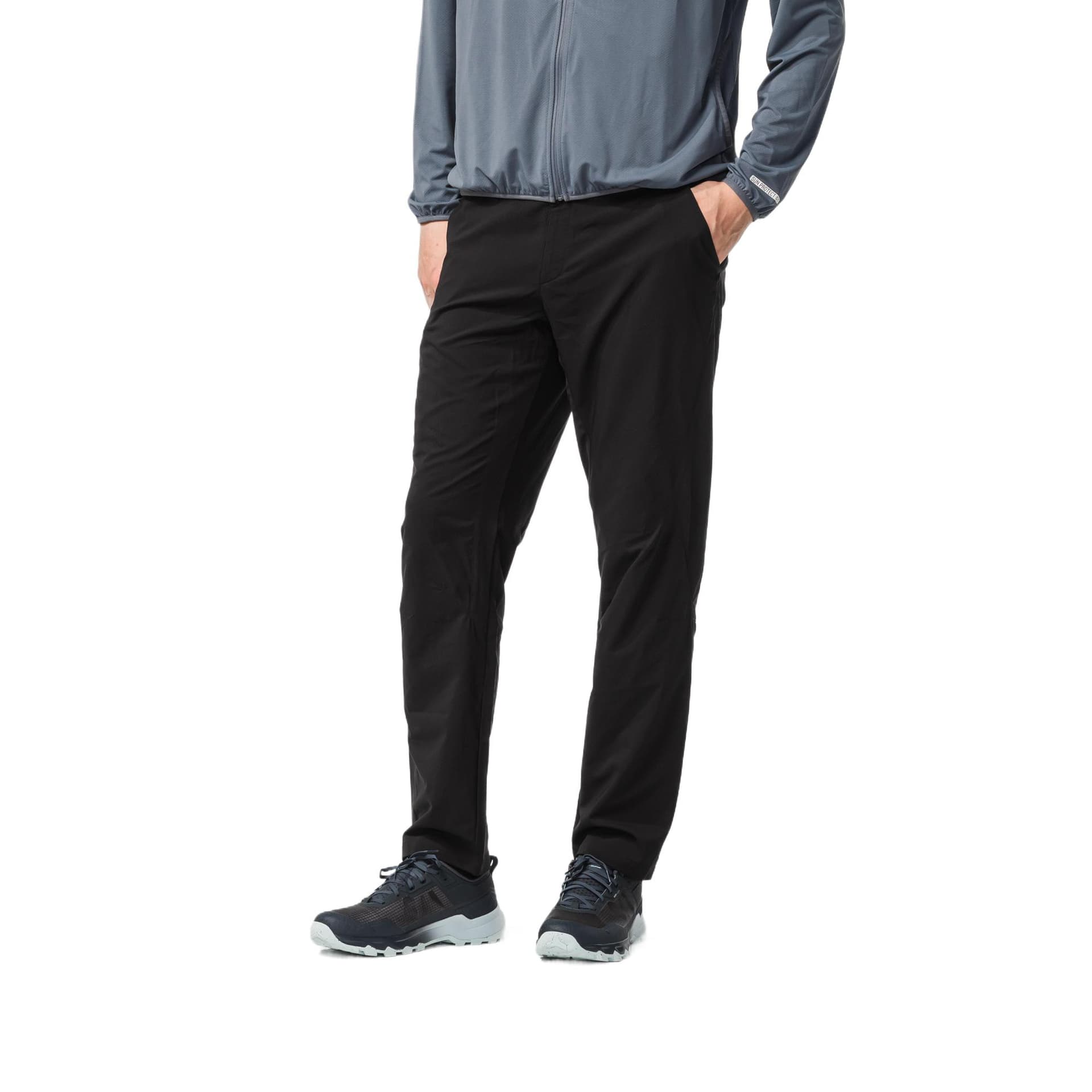 DECATHLON MH100 Быстросохнущий Брюки Мужской Дымчатый Черный - изображение 2
