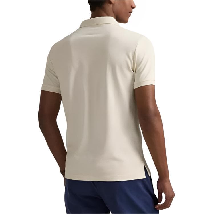 Поло Polo Ralph Lauren Поло Классическая версия Мужской Кремы - изображение 3