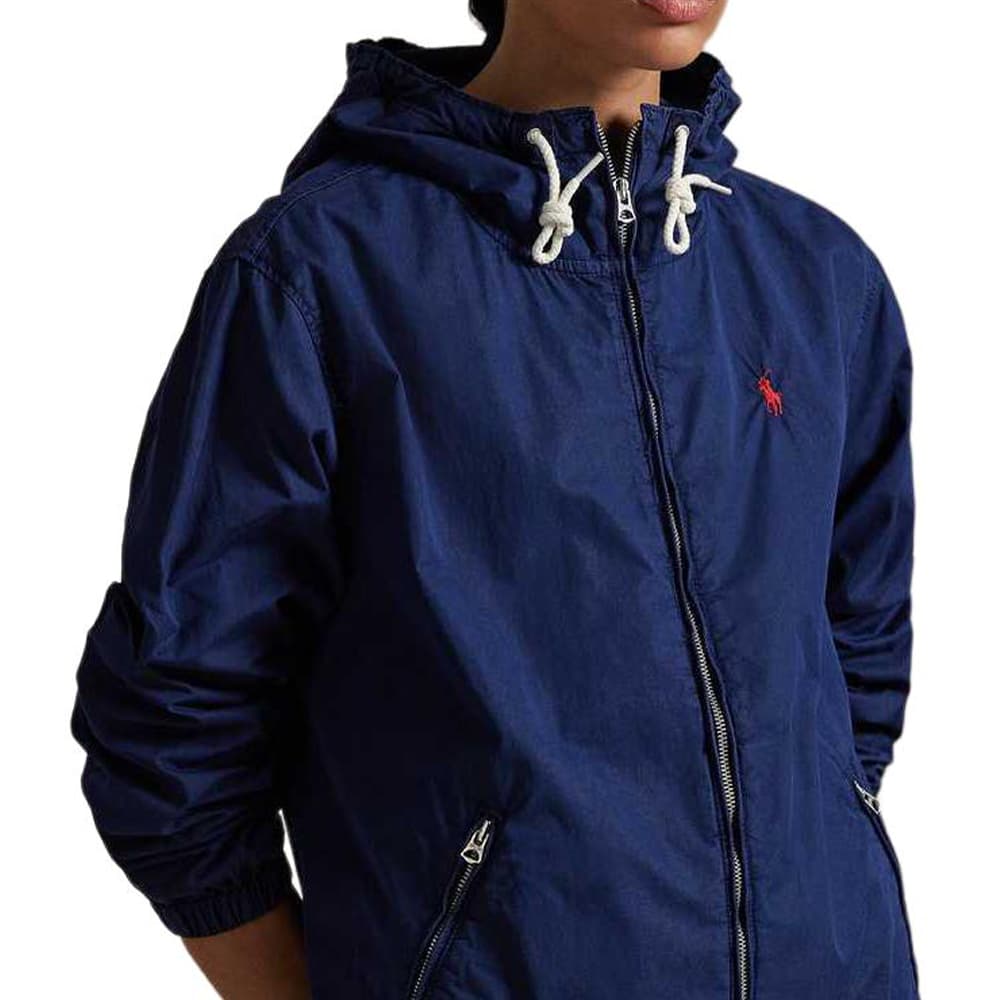 Куртка Polo Ralph Lauren SS25 Куртка Свободного кроя Женская Темно-синяя - изображение 5