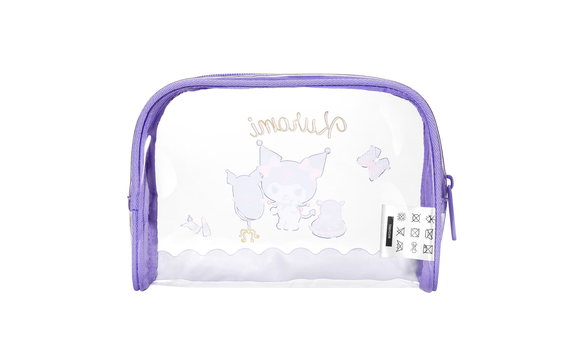 Sanrio Хелло Китти My Melody Милый и симпатичный Повседневный Универсальный Для школьников Коммутирование Портативный Переносной Легкий Путешествие Девочка PVC Дорожные органайзеры Женский - изображение 2