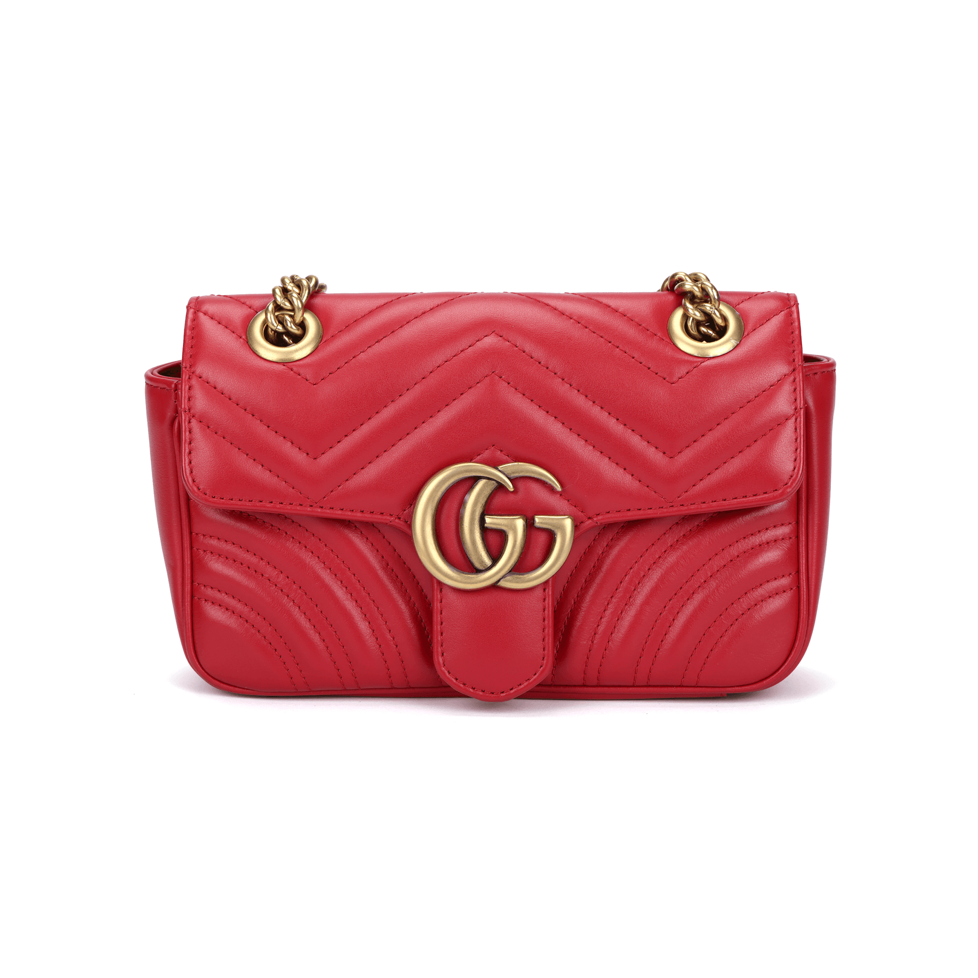 Мини-сумка Gucci GG Marmont Mini Red - изображение 1