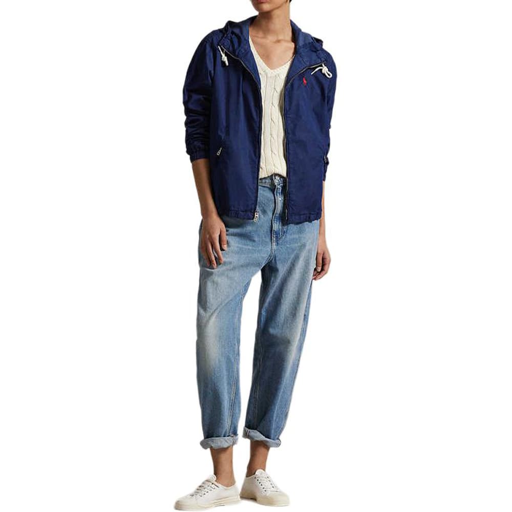 Куртка Polo Ralph Lauren SS25 Куртка Свободного кроя Женская Темно-синяя - изображение 2