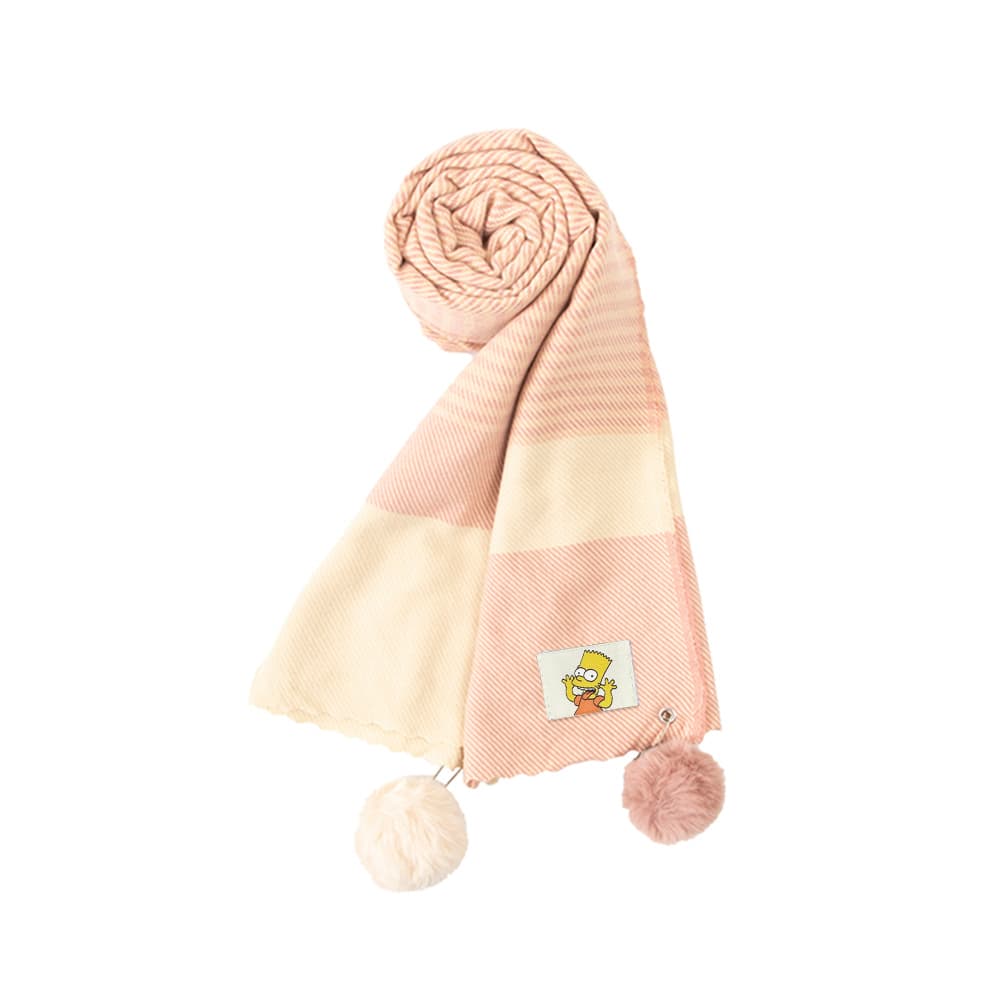 Шарф Шарфы из трикотажа 100% полиэстера The Simpsons Унисекс - изображение 3