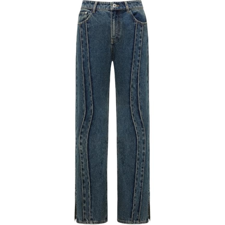 Джинсы Feng Chen Wang Blue Women's Jeans Фэн Чэнь Ванг Синий Женские Джинсы - изображение 1