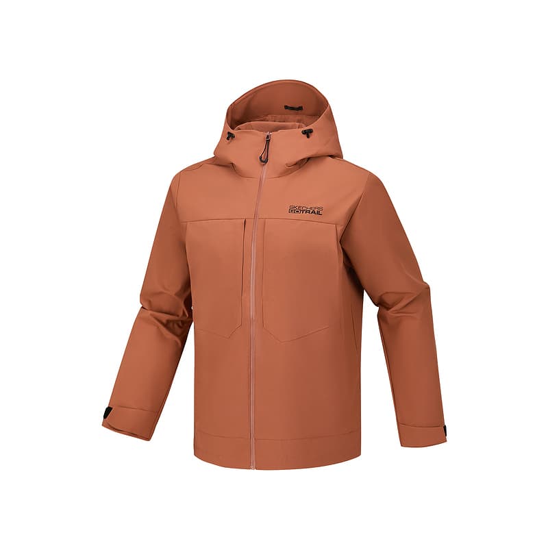 Куртка Skechers Wilderness Outdoor Collection Коричневый Красный 0614 Мужские Куртки - изображение 1