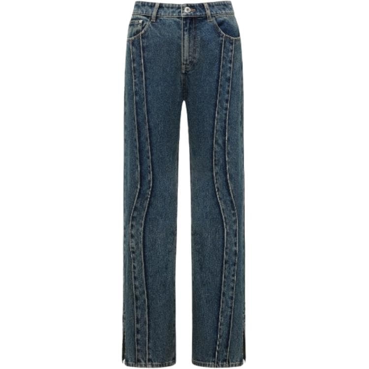 Джинсы Feng Chen Wang Blue Women's Jeans Фэн Чэнь Ванг Синий Женские Джинсы - изображение 2