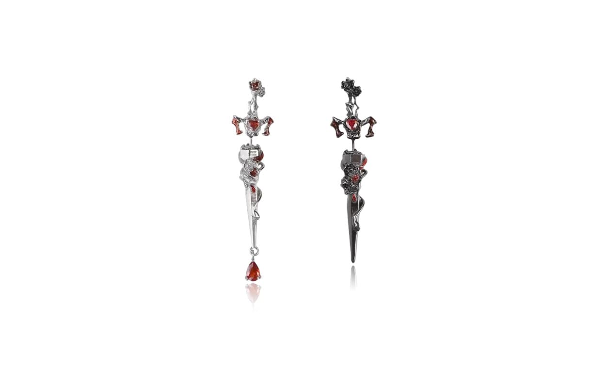 Серьги Серьги Ringlove из сплава с цирконием унисекс - изображение 1