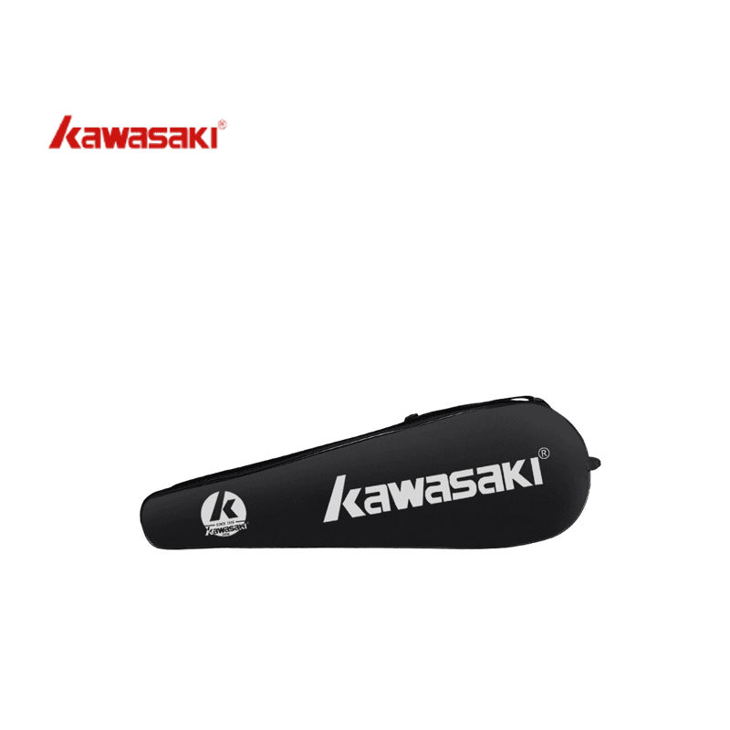 Kawasaki Сумка для бадминтонных ракеток Сумка через плечо Черная Унисекс - изображение 3