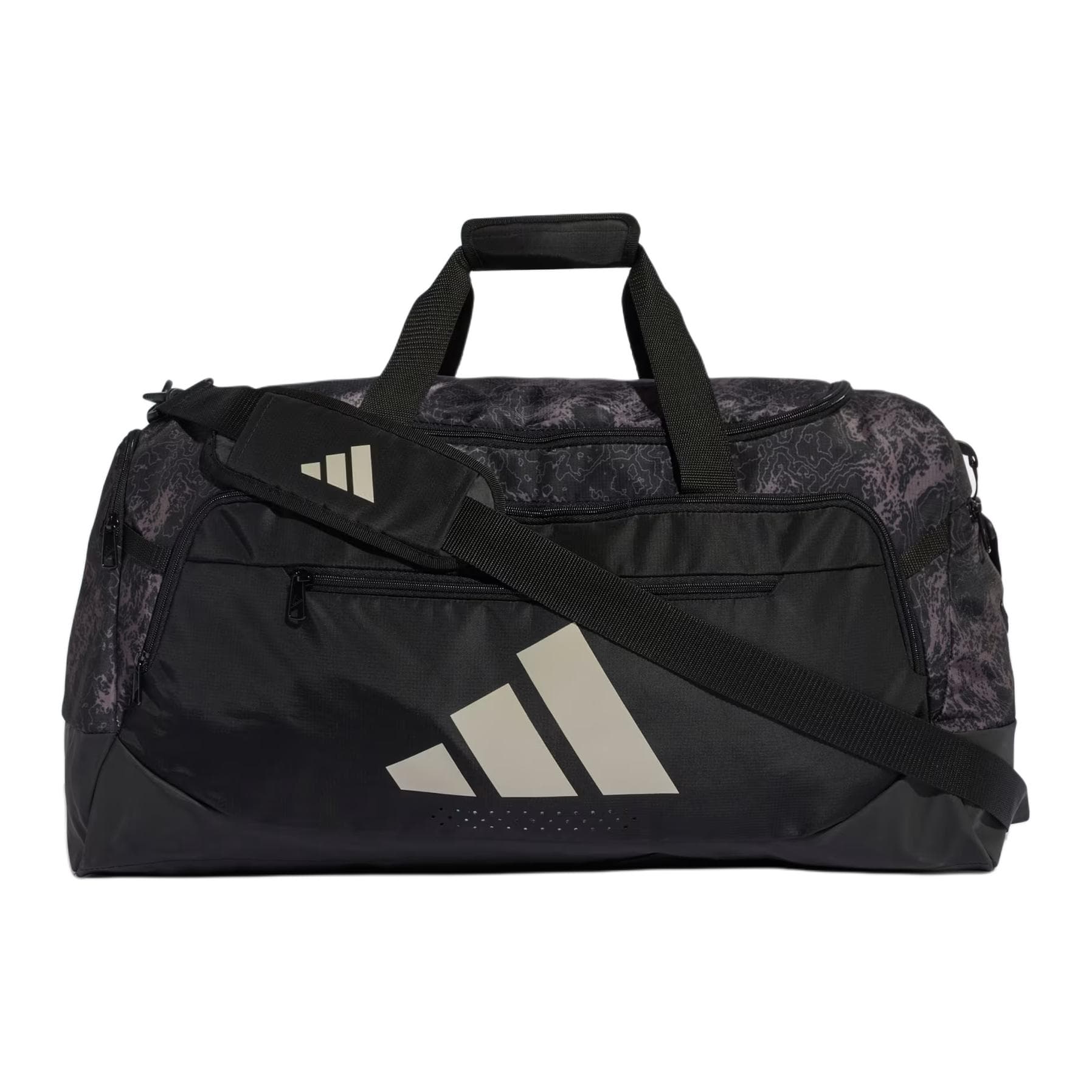 Спортивная сумка Adidas Полиэстер Спортивный Сумка Средний Мужской Черный и Светлый Верблюжий - изображение 1