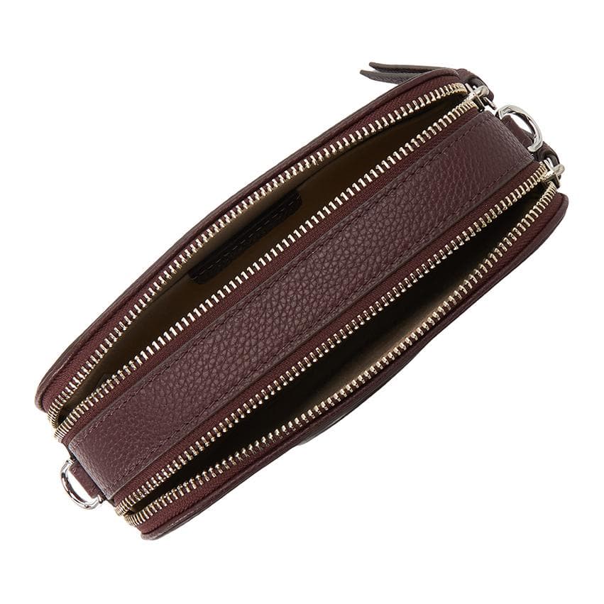 Мини-сумка TORY BURCH Miller Коровья кожа Сумка через плечо Сумка на плечо Мини Женский Темно-пурпурный Розовый - изображение 6
