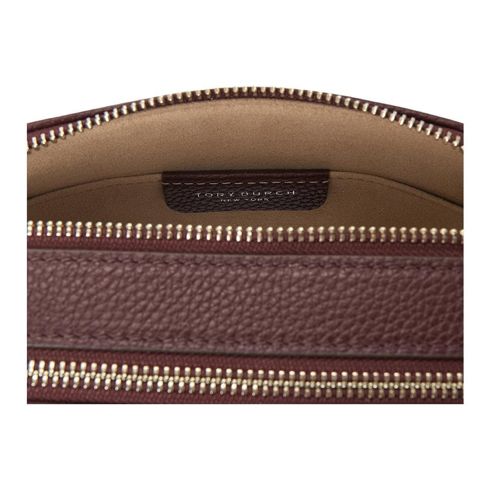 Мини-сумка TORY BURCH Miller Коровья кожа Сумка через плечо Сумка на плечо Мини Женский Темно-пурпурный Розовый - изображение 7