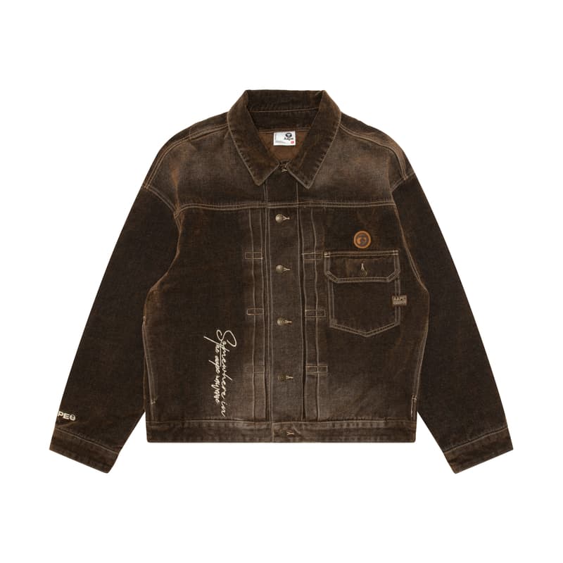 Джинсовая куртка Aape FW25 - изображение 3