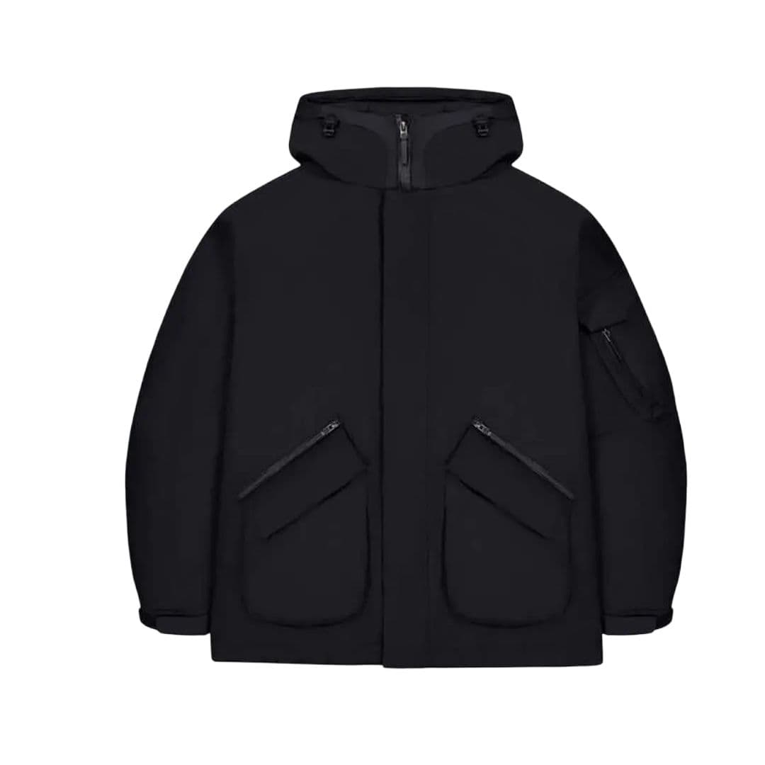 Зимняя куртка New Balance NB Серый FW25 Удобный Дружественный к коже Свободный крой Утолщенный С флисовой подкладкой Пуховик Мужской - изображение 1