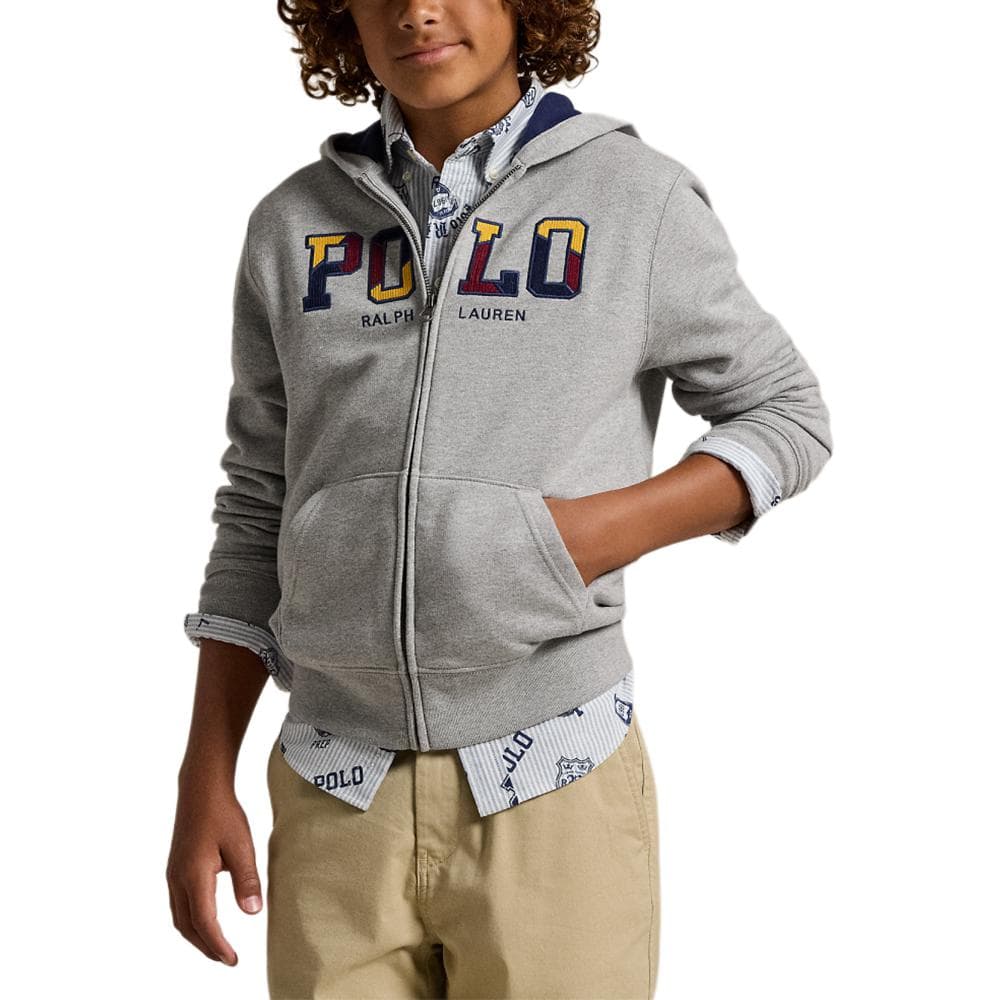 Polo Ralph Lauren Толстовка FW24 Серый Детский - изображение 4