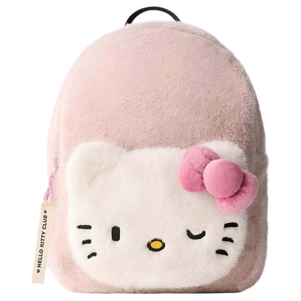 Рюкзак ZARA Sanrio Коллаборация Hello Kitty Милый и Симпатичный Полиэстеровый Рюкзак Стандартный (Standard) Женский - изображение 1